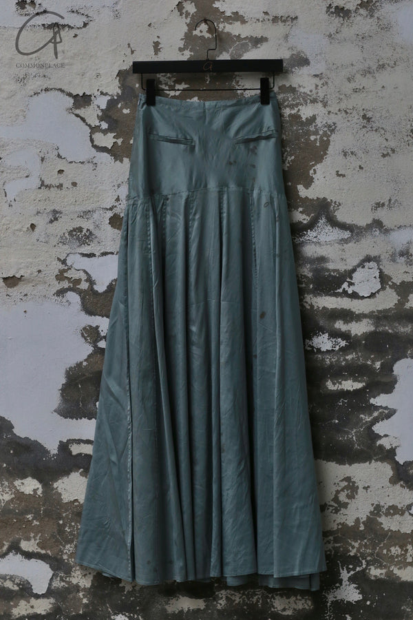 Mutedance 24 Autumn and Winter Waist Silk Flower Dye Skirt Series MD-MD24FW79-blue MD24FW77